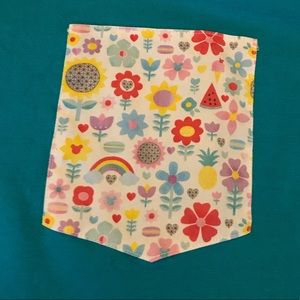 Disney Tops - Epcot Flower and Garden Blue Pocket T-shirt Disney Tops - Epcot Flower and Garden Blue Pocket T-shirt